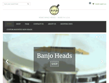 Tablet Screenshot of banjoheads.com